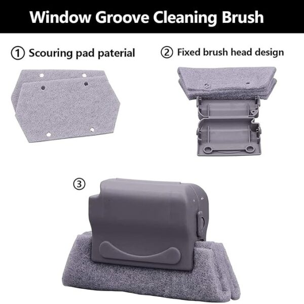 Window Groove Frame Cleaning Brush