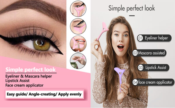 Eyeliner Stencils Wing Tips, Easy Makeup Tool