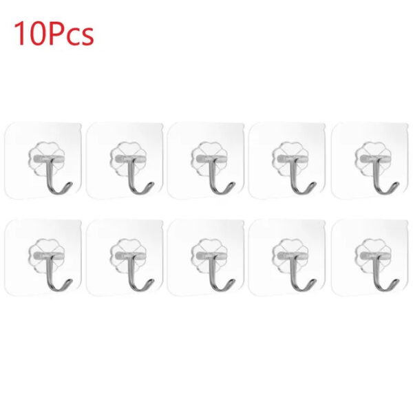 12 Pcs Self-Adhesive Wall Hook