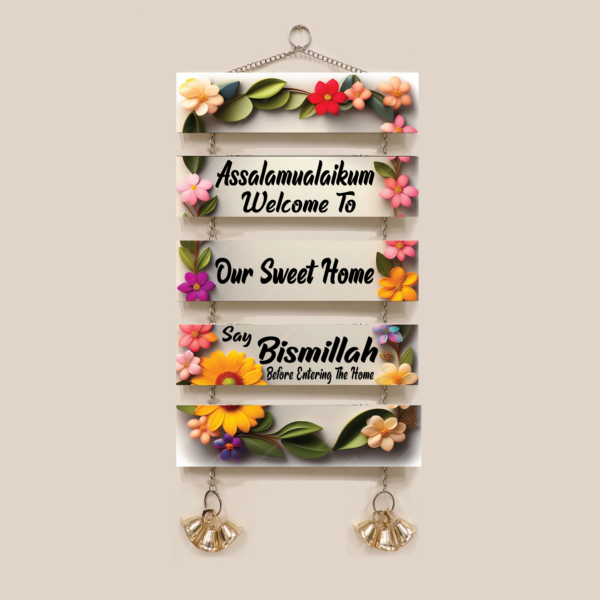 Welcome To Our Sweet Home Wall Hanging Wall Plaque Home Decoration 5 Layer