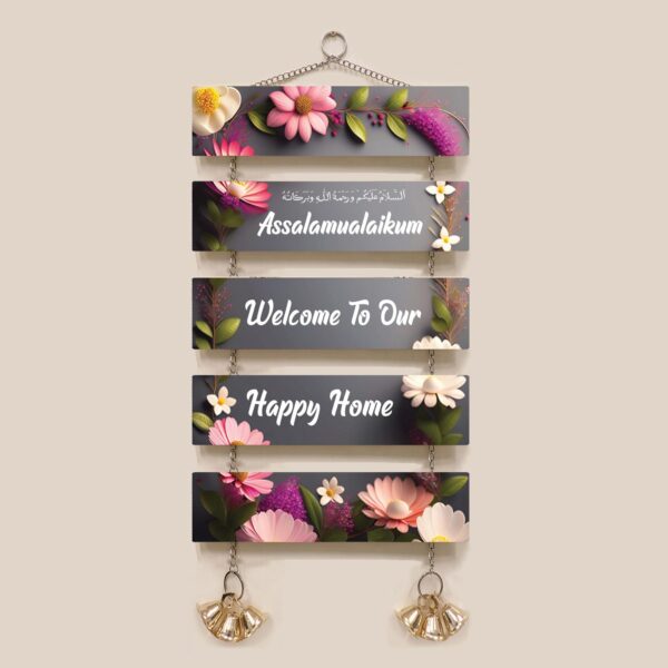 Welcome To Our Sweet Home Wall Hanging Wall Plaque Home Decoration 5 Layer Type 3